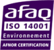 Certificat ISO 14001