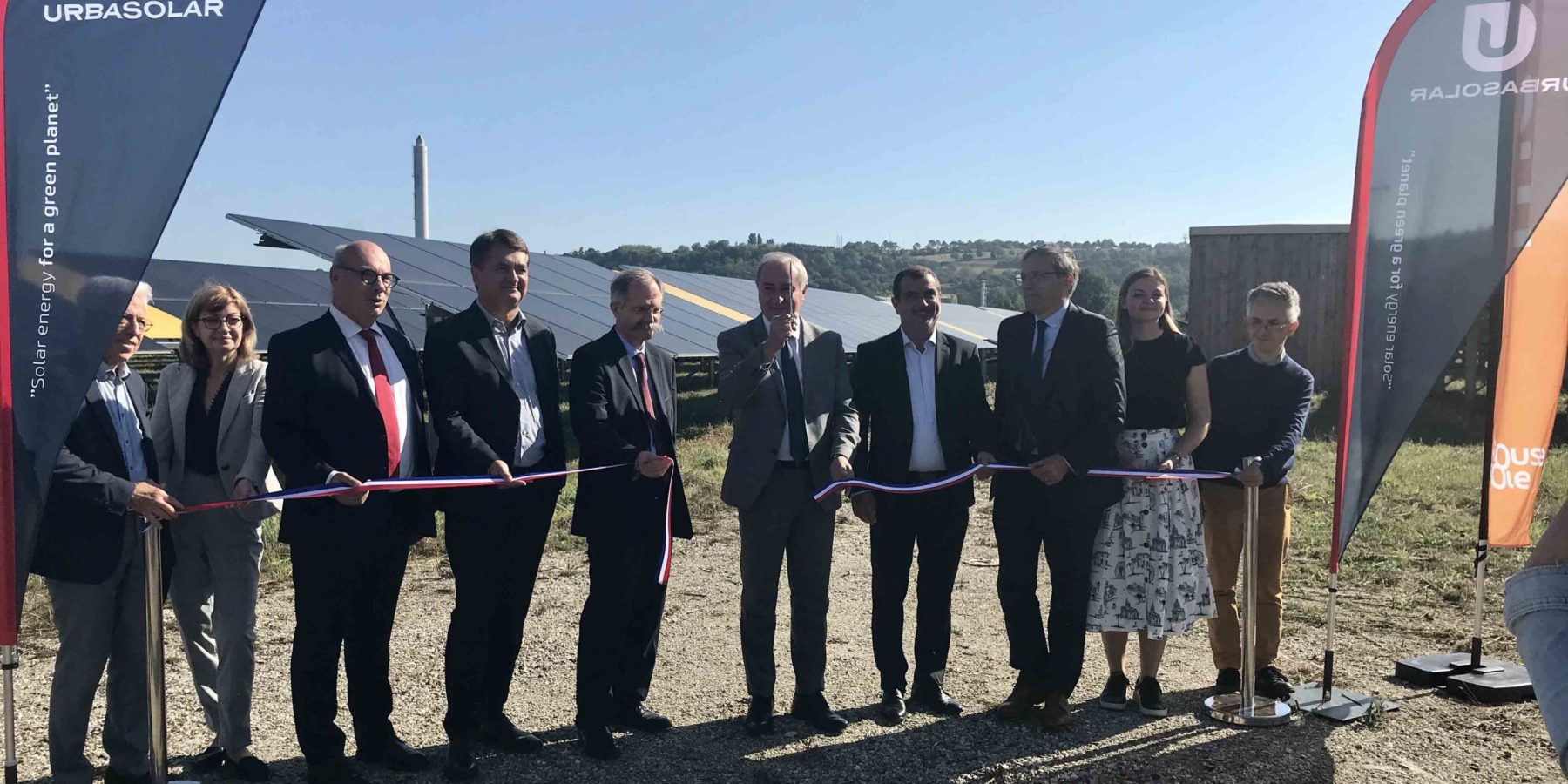 Inauguration Toulouse-centrale solaire