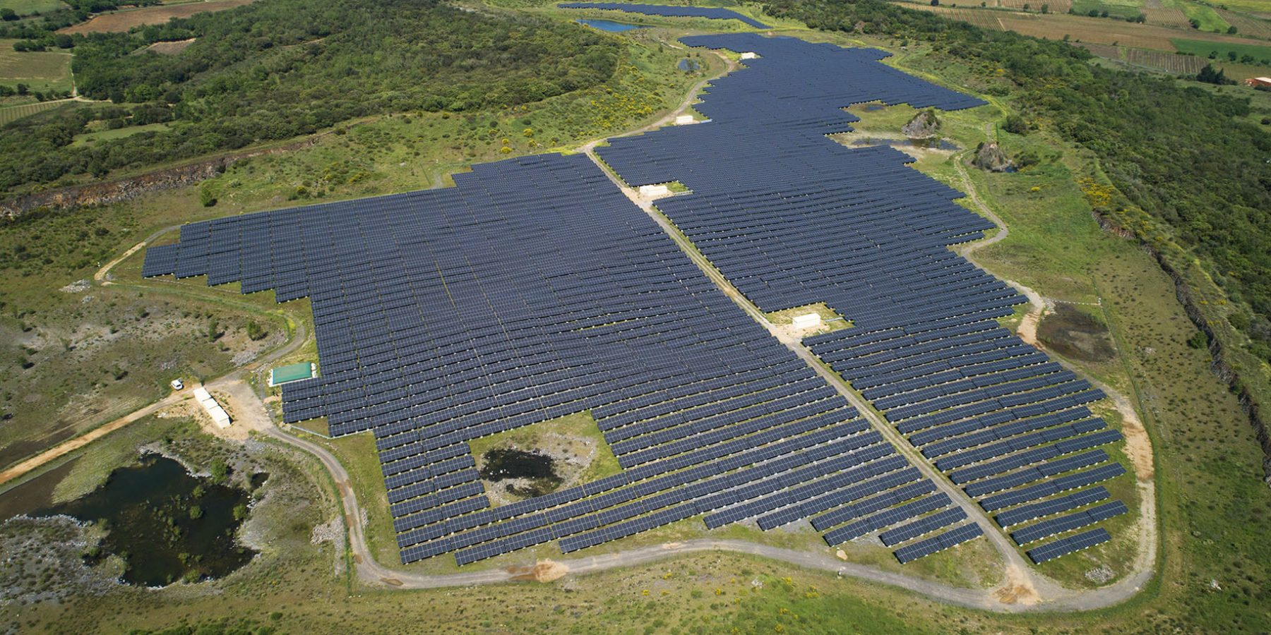 centrale au sol photovoltaique Nizas
